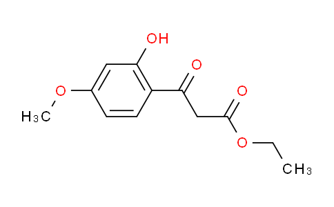 CAS No. 364039-61-2, Ethyl 3-(2-hydroxy-4-methoxyphenyl)-3-oxopropanoate
