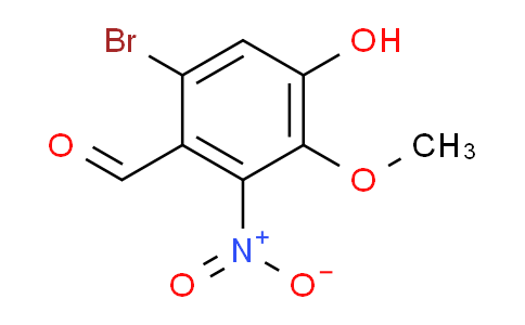 CAS No. 3645-00-9, 6-bromo-4-hydroxy-3-methoxy-2-nitrobenzaldehyde