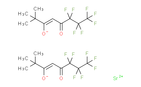 CAS No. 36885-30-0, Strontium (Z)-6,6,7,7,8,8,8-heptafluoro-2,2-dimethyl-5-oxooct-3-en-3-olate