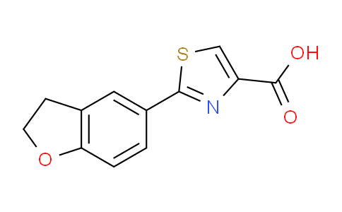 CAS No. 368869-97-0, 2-(2,3-dihydrobenzofuran-5-yl)-4-thiazolecarboxylic acid