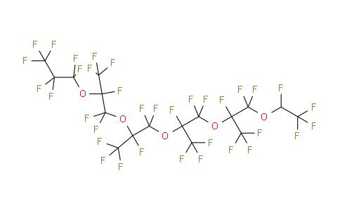 CAS No. 37486-69-4, 1,1,1,2,3,3-Hexafluoro-2-[1,1,2,3,3,3-hexafluoro-2-[1,1,2,3,3,3-hexafluoro-2-[1,1,2,3,3,3-hexafluoro-2-(1,1,2,2,3,3,3-heptafluoropropoxy)propoxy]propoxy]propoxy]-3-(1,2,2,2-tetrafluoroethoxy)propane