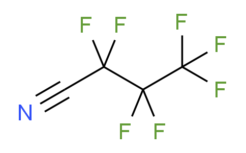 CAS No. 375-00-8, 2,2,3,3,4,4,4-Heptafluorobutanenitrile