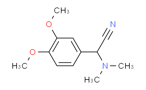CAS No. 37672-97-2, 2-(3,4-dimethoxyphenyl)-2-(dimethylamino)acetonitrile