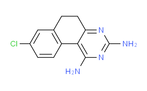 CAS No. 3768-55-6, 8-chloro-5,6-dihydrobenzo[f]quinazoline-1,3-diamine