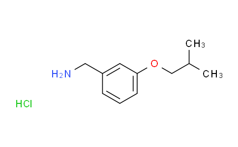 CAS No. 37806-39-6, [3-(2-Methylpropoxy)phenyl]methanamine hydrochloride