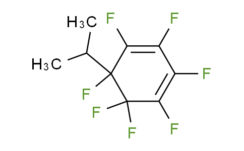 CAS No. 378-34-7, 1,2,3,4,5,5,6-heptafluoro-6-propan-2-ylcyclohexa-1,3-diene