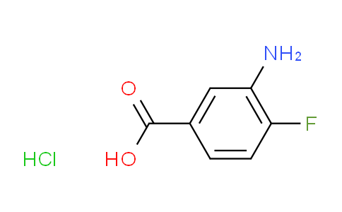 CAS No. 3799-24-4, 3-Amino-4-fluorobenzoic acid hydrochloride