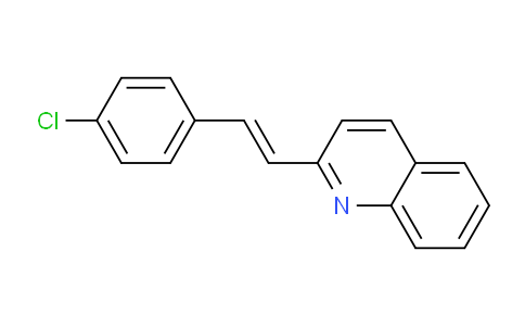 CAS No. 38101-91-6, (E)-2-(4-Chlorostyryl)quinoline