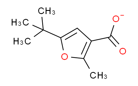CAS No. 38422-62-7, 5-tert-butyl-2-methyl-3-furancarboxylate