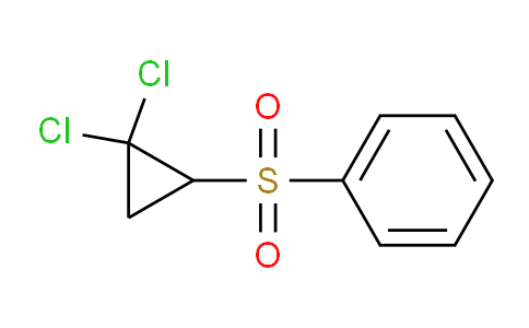 CAS No. 38435-04-0, ((2,2-Dichlorocyclopropyl)sulfonyl)benzene