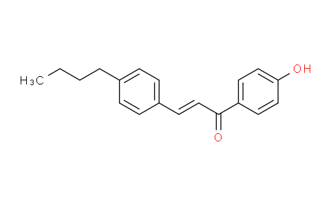 CAS No. 385810-21-9, 3-(4-Butylphenyl)-1-(4-hydroxyphenyl)prop-2-en-1-one