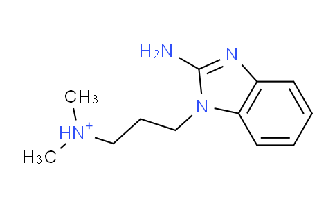 CAS No. 38652-80-1, 3-(2-amino-1-benzimidazolyl)propyl-dimethylammonium