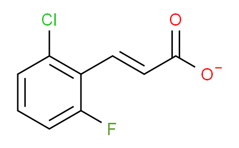 CAS No. 392-22-3, 3-(2-chloro-6-fluorophenyl)-2-propenoate