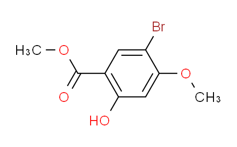 CAS No. 39503-52-1, Methyl 5-bromo-2-hydroxy-4-methoxybenzoate