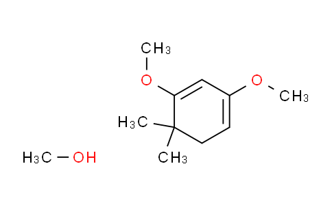 CAS No. 39507-96-5, 1,3-dimethoxy-6,6-dimethylcyclohexa-1,3-diene; methanol