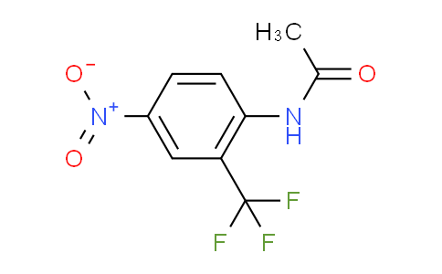 CAS No. 395-68-6, N-[4-nitro-2-(trifluoromethyl)phenyl]acetamide