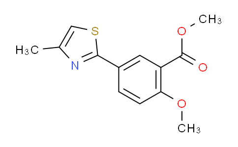 DY795135 | 39905-46-9 | 2-methoxy-5-(4-methyl-2-thiazolyl)benzoic acid methyl ester