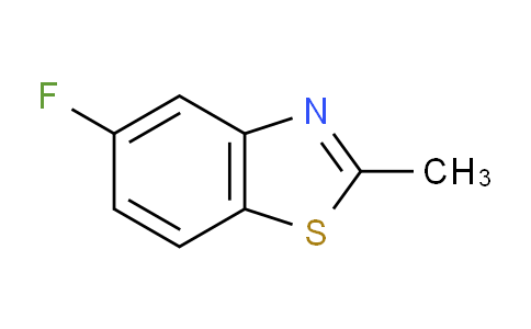 CAS No. 399-75-7, 5-fluoro-2-methyl-1,3-benzothiazole