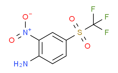 CAS No. 400-23-7, 2-Nitro-4-((trifluoromethyl)sulfonyl)aniline