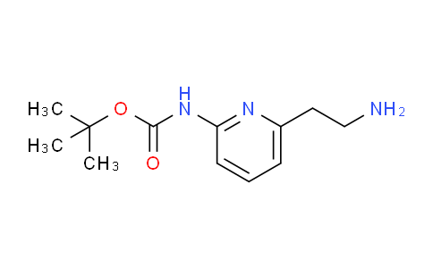 CAS No. 400776-37-6, N-[6-(2-aminoethyl)-2-pyridinyl]carbamic acid tert-butyl ester