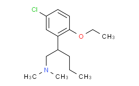 CAS No. 40136-65-0, 2-(5-chloro-2-ethoxyphenyl)-N,N-dimethyl-1-pentanamine