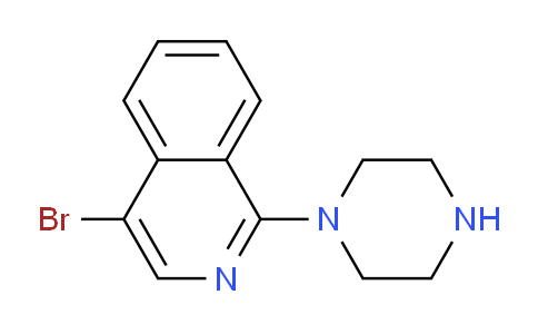 CAS No. 401567-96-2, 4-Bromo-1-(piperazin-1-yl)isoquinoline