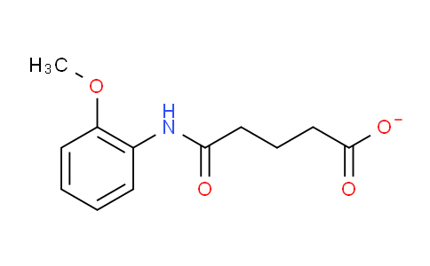 CAS No. 401629-34-3, 5-(2-methoxyanilino)-5-oxopentanoate