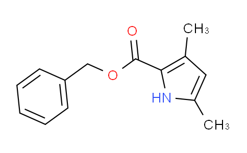 CAS No. 40236-19-9, 3,5-dimethyl-1H-pyrrole-2-carboxylic acid (phenylmethyl) ester
