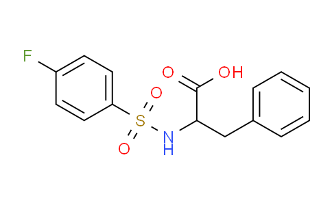 CAS No. 40279-96-7, 2-(4-Fluorophenylsulfonamido)-3-phenylpropanoic acid