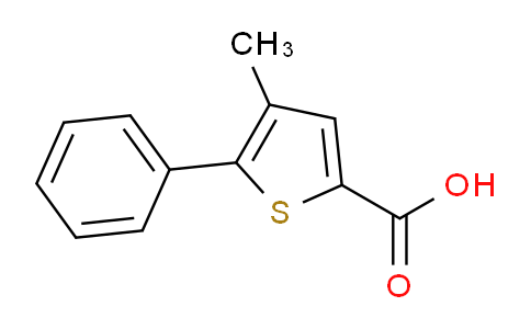 CAS No. 4038-14-6, 4-methyl-5-phenyl-2-thiophenecarboxylic acid