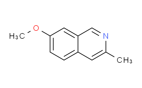 CAS No. 4038-15-7, 7-methoxy-3-methylisoquinoline