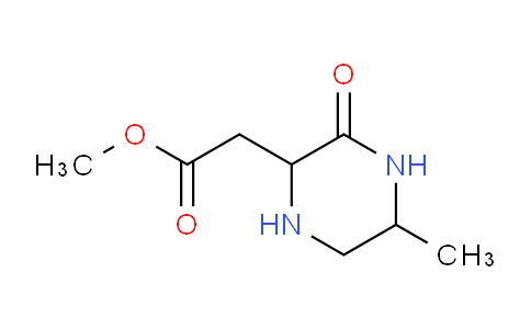 CAS No. 405214-34-8, 2-(5-methyl-3-oxo-2-piperazinyl)acetic acid methyl ester