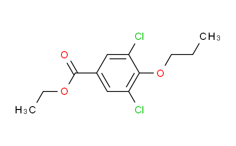 CAS No. 40689-35-8, 3,5-dichloro-4-propoxybenzoic acid ethyl ester