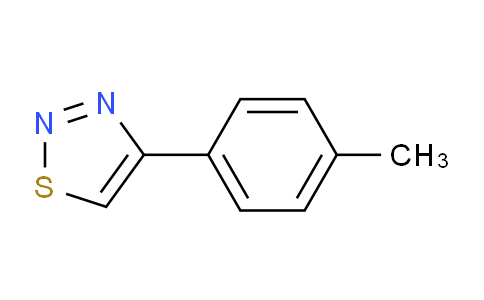 CAS No. 40753-14-8, 4-(p-Tolyl)-1,2,3-thiadiazole
