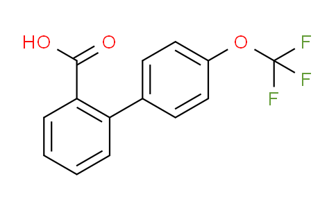 CAS No. 408366-18-7, 2-[4-(trifluoromethoxy)phenyl]benzoic acid