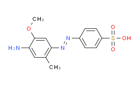 CAS No. 40947-69-1, 4-(4-amino-5-methoxy-2-methylphenyl)azobenzenesulfonic acid
