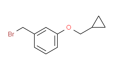 CAS No. 411229-86-2, 1-(broMoMethyl)-3-(cyclopropylMethoxy)benzene
