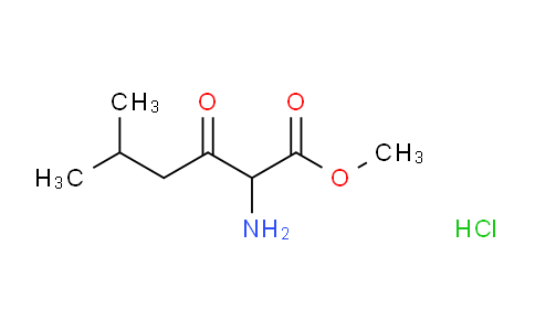 CAS No. 41172-79-6, Methyl 2-amino-5-methyl-3-oxohexanoate,hydrochloride
