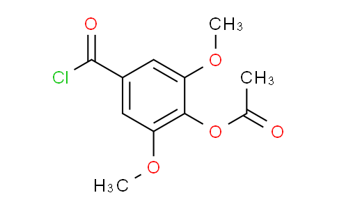 CAS No. 4151-51-3, acetic acid (4-carbonochloridoyl-2,6-dimethoxyphenyl) ester