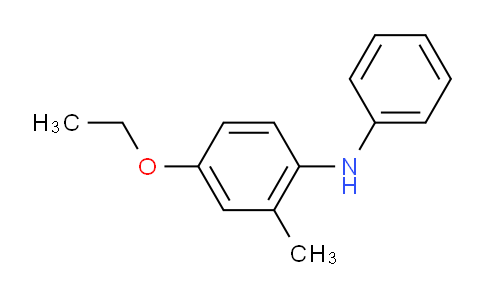 CAS No. 41570-56-3, 4-Ethoxy-2-methyl-N-phenylaniline
