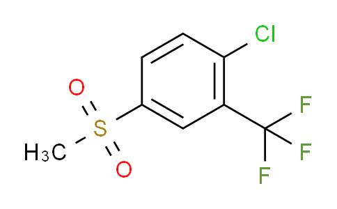 CAS No. 4163-81-9, 1-Chloro-4-(methylsulfonyl)-2-(trifluoromethyl)benzene