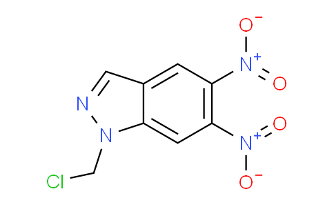 CAS No. 422-85-5, 1-(chloromethyl)-5,6-dinitroindazole