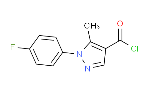 CAS No. 423768-49-4, 1-(4-Fluorophenyl)-5-methyl-1H-pyrazole-4-carbonyl chloride
