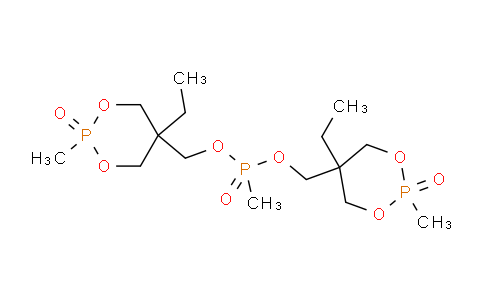 CAS No. 42595-45-9, 5-ethyl-5-[[(5-ethyl-2-methyl-2-oxo-1,3,2$l^{5}-dioxaphosphorinan-5-yl)methoxy-methylphosphoryl]oxymethyl]-2-methyl-1,3,2$l^{5}-dioxaphosphorinane 2-oxide