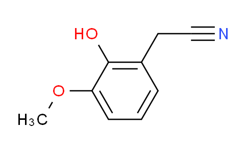 CAS No. 42973-56-8, 2-(2-Hydroxy-3-methoxyphenyl)acetonitrile