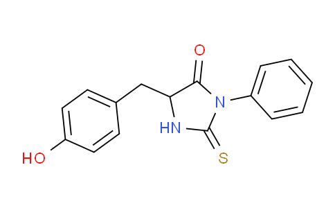 DY795467 | 4332-95-0 | 5-[(4-hydroxyphenyl)methyl]-3-phenyl-2-sulfanylidene-4-imidazolidinone