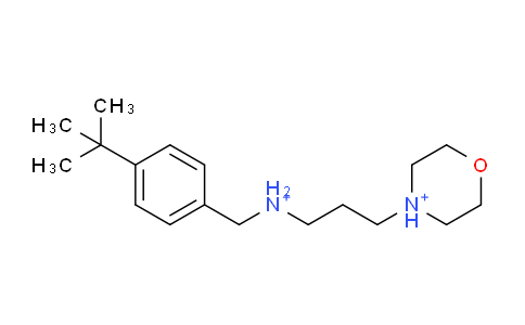 CAS No. 436087-00-2, (4-tert-butylphenyl)methyl-[3-(4-morpholin-4-iumyl)propyl]ammonium