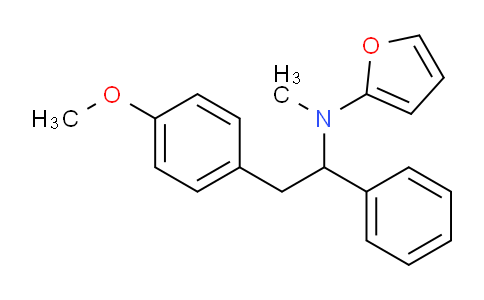 CAS No. 436087-18-2, N-(2-(4-methoxyphenyl)-1-phenylethyl)-N-methylfuran-2-amine