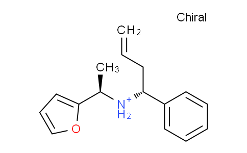 CAS No. 436088-63-0, [(1R)-1-(2-furanyl)ethyl]-[(1R)-1-phenylbut-3-enyl]ammonium