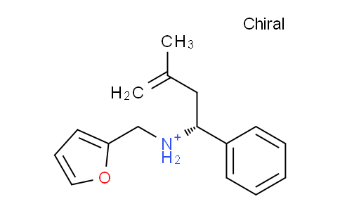 CAS No. 436096-86-5, 2-furanylmethyl-[(1R)-3-methyl-1-phenylbut-3-enyl]ammonium